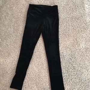 NEW WHBM Black velvet leggings. Medium. Sooo soft!